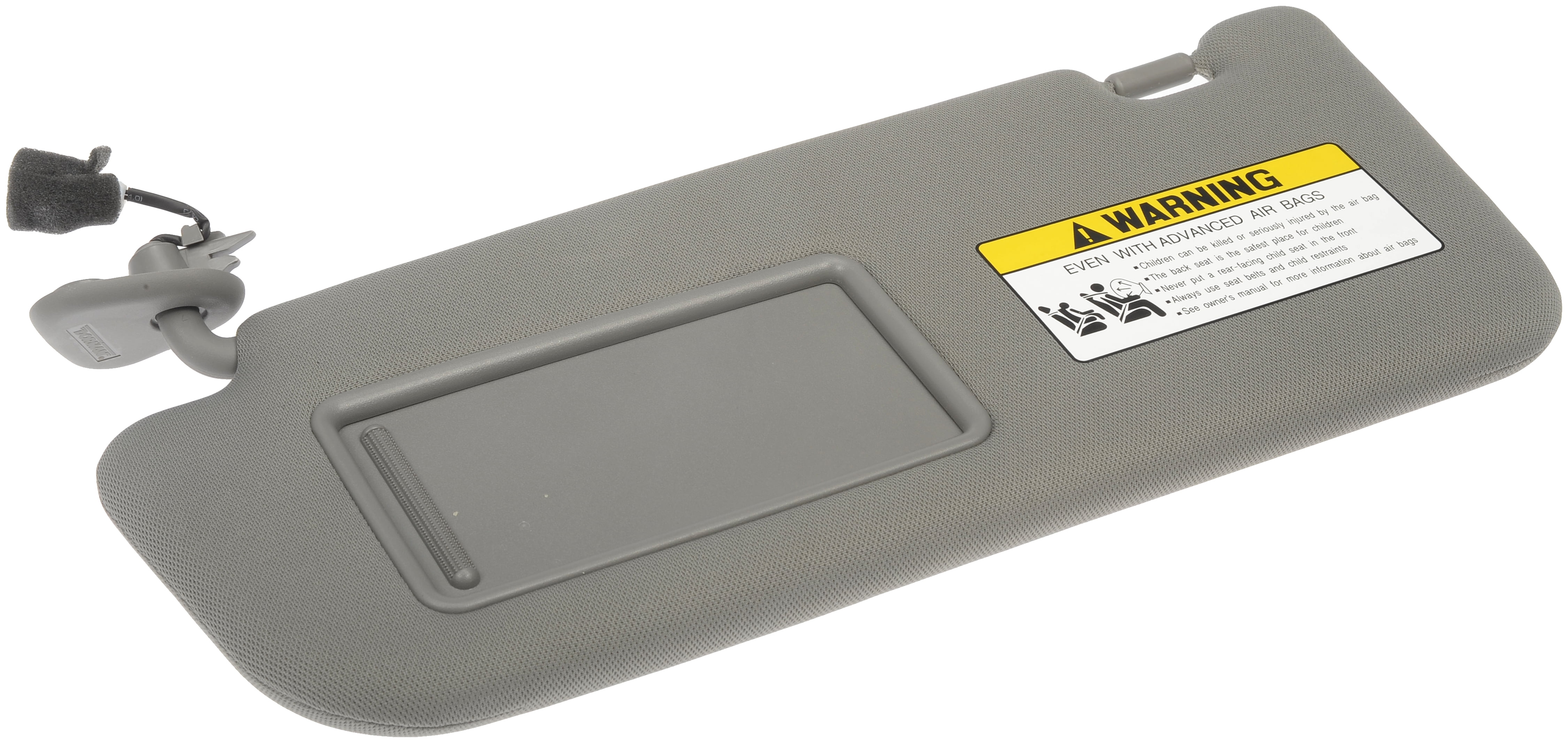 Dorman 74211 Driver Side Sun Visor Assembly for Specific Hyundai Models, Atlas Gray
