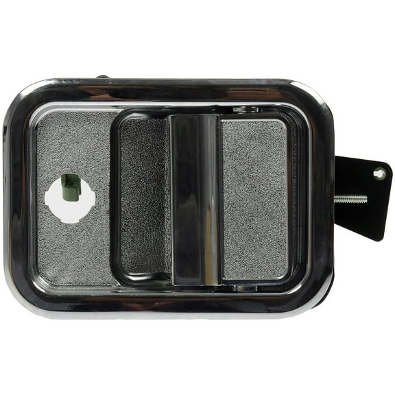 Dorman 760-5202 Front Driver Side Exterior Door Handle for Specific Freightliner Models, Chrome (Black Hardware)