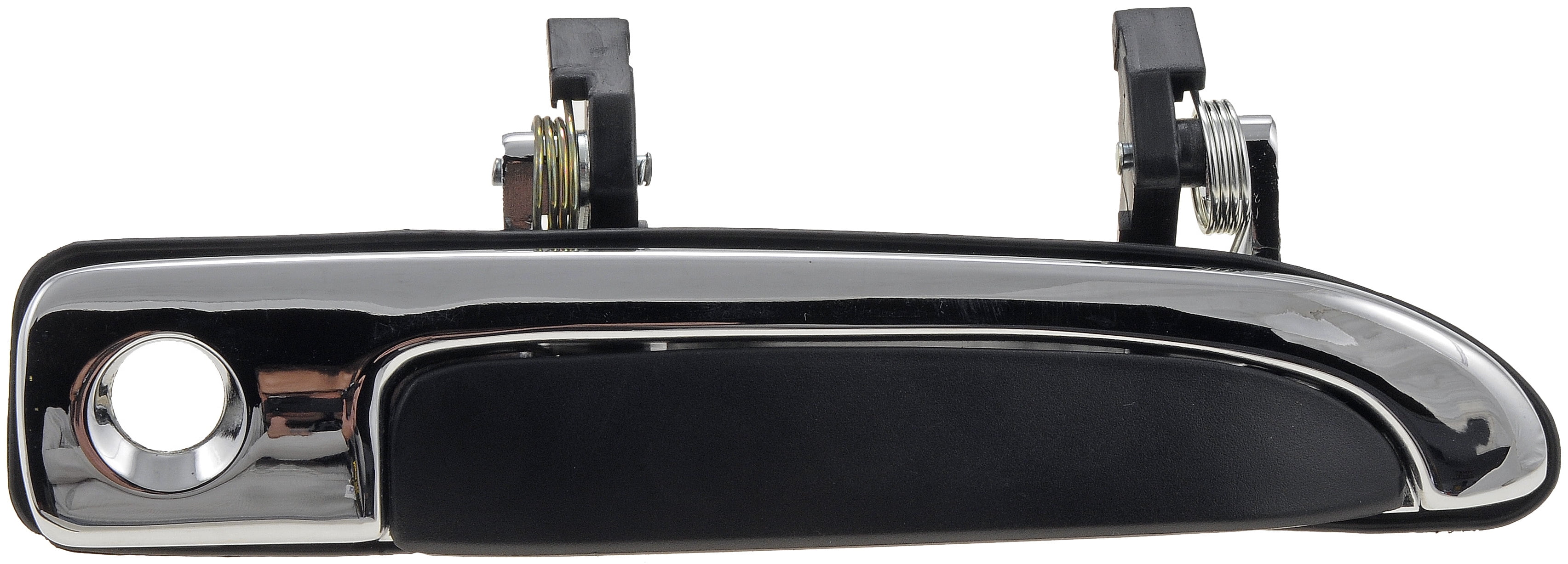 Dorman 77333 Front Passenger Side Exterior Door Handle for Specific Ford / Mercury Models, Black and Chrome
