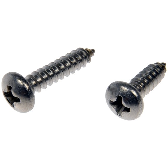 Dorman 784-125D Self Tapping Screws - Stainless Steel - Pan Head - No.8 X 1/2 In., 3/4 In. (Pack of 8)