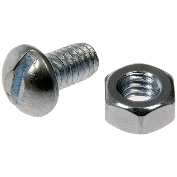 Dorman 784-608D Machine Screw With Nuts - 1/4 In.-20 X 1/2 In., 3/4 In. (Pack of 12)