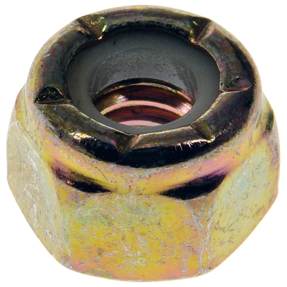 Dorman 784-750D Hex Lock Nuts With Nylon Ring - Grade 2 - Thread Size 1/4-20, Height 5/16 In.  (Pack of 4)