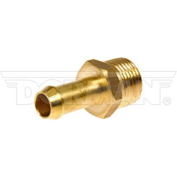 Dorman 785406D 0.37 x 0.37 in. MNPT Male Connector Fuel Hose Fitting, Brass