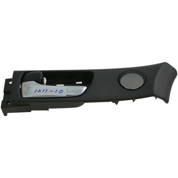 Dorman 79827 Front Driver Side Interior Door Handle for Specific Lexus Models, Chrome Lever; Black Housing