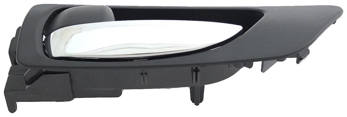 Dorman 79856 Front Driver Side Interior Door Handle for Specific Lexus Models, Chrome Lever; Black Housing