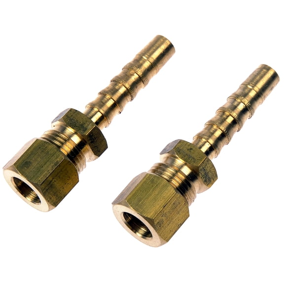 Dorman 800-036 Fuel Line Adapter - 5/16 In. Steel to 5/16 In.(8mm) Nylon Tubing (Pack of 2)
