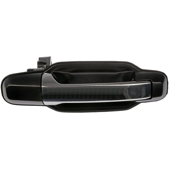 Dorman 80780 Rear Passenger Side Exterior Door Handle for Specific Kia Models, Black and Chrome