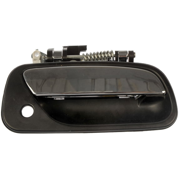 Dorman 80870 Front Passenger Side Exterior Door Handle for Specific Toyota Models, Black and Chrome