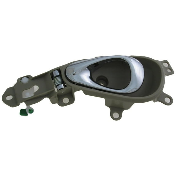 Dorman 80941 Rear Driver Side Interior Door Handle for Specific Chrysler Models, Chrome Lever; Brown Housing