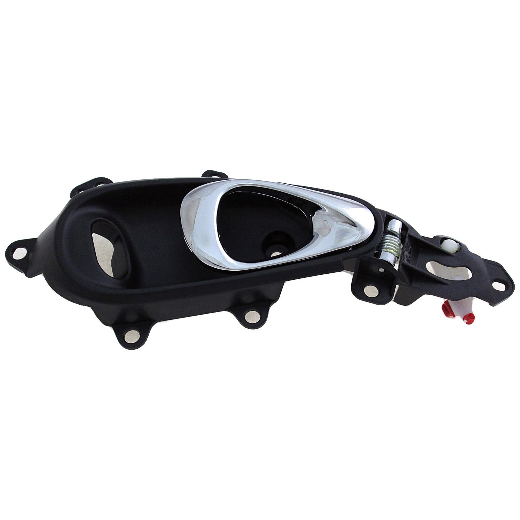 Dorman 80946 Front Passenger Side Interior Door Handle for Specific Chrysler Models, Chrome Lever; Black Housing