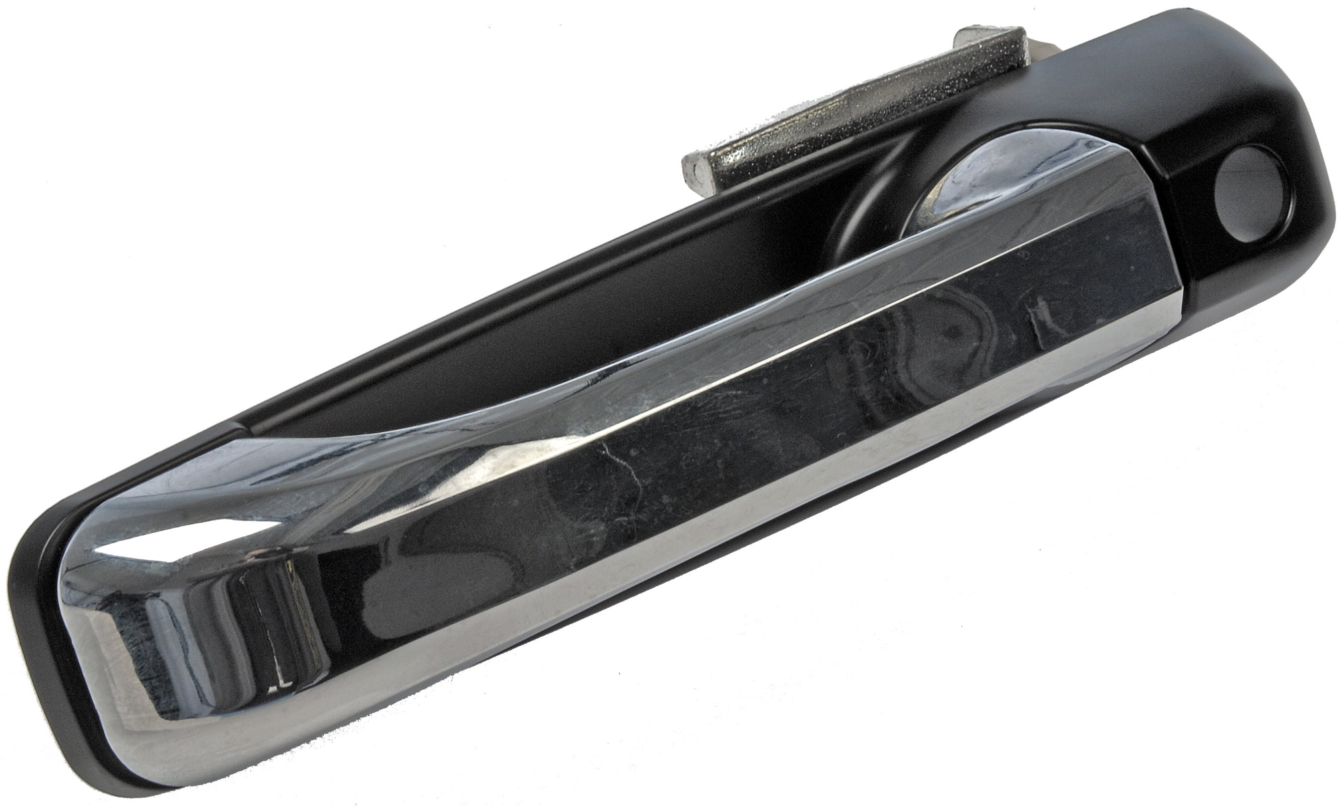 Dorman 81013 Front Driver Side Exterior Door Handle for Specific Dodge / Ram Models, Chrome Lever and Black Housing