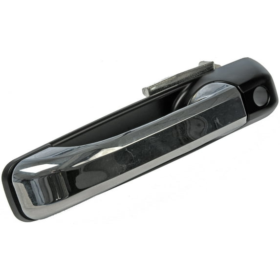 Dorman 81013 Front Driver Side Exterior Door Handle for Specific Dodge / Ram Models, Chrome Lever and Black Housing
