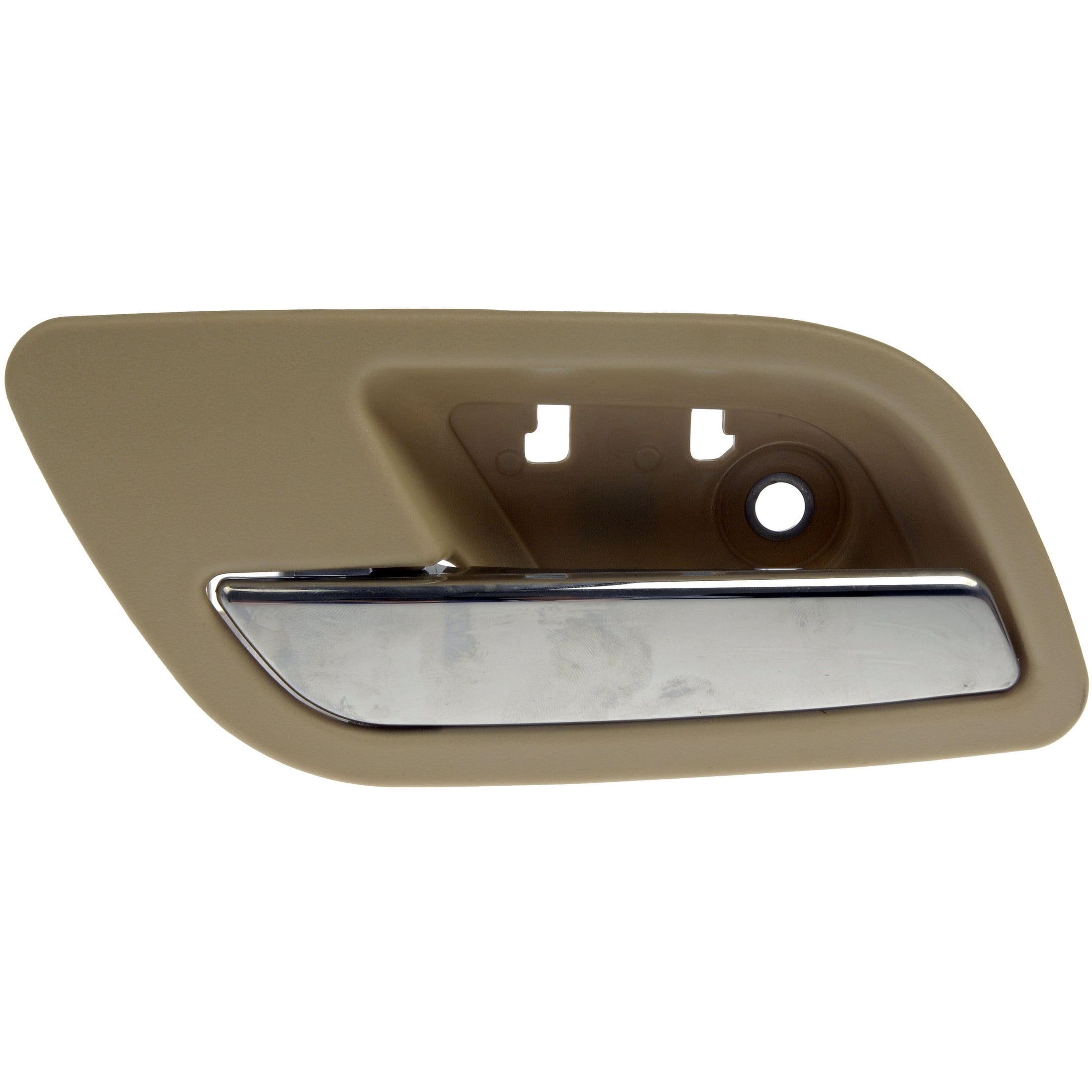 Dorman 81180 Rear Driver Side Interior Door Handle for Specific Cadillac Models, Chrome Lever; Beige Housing