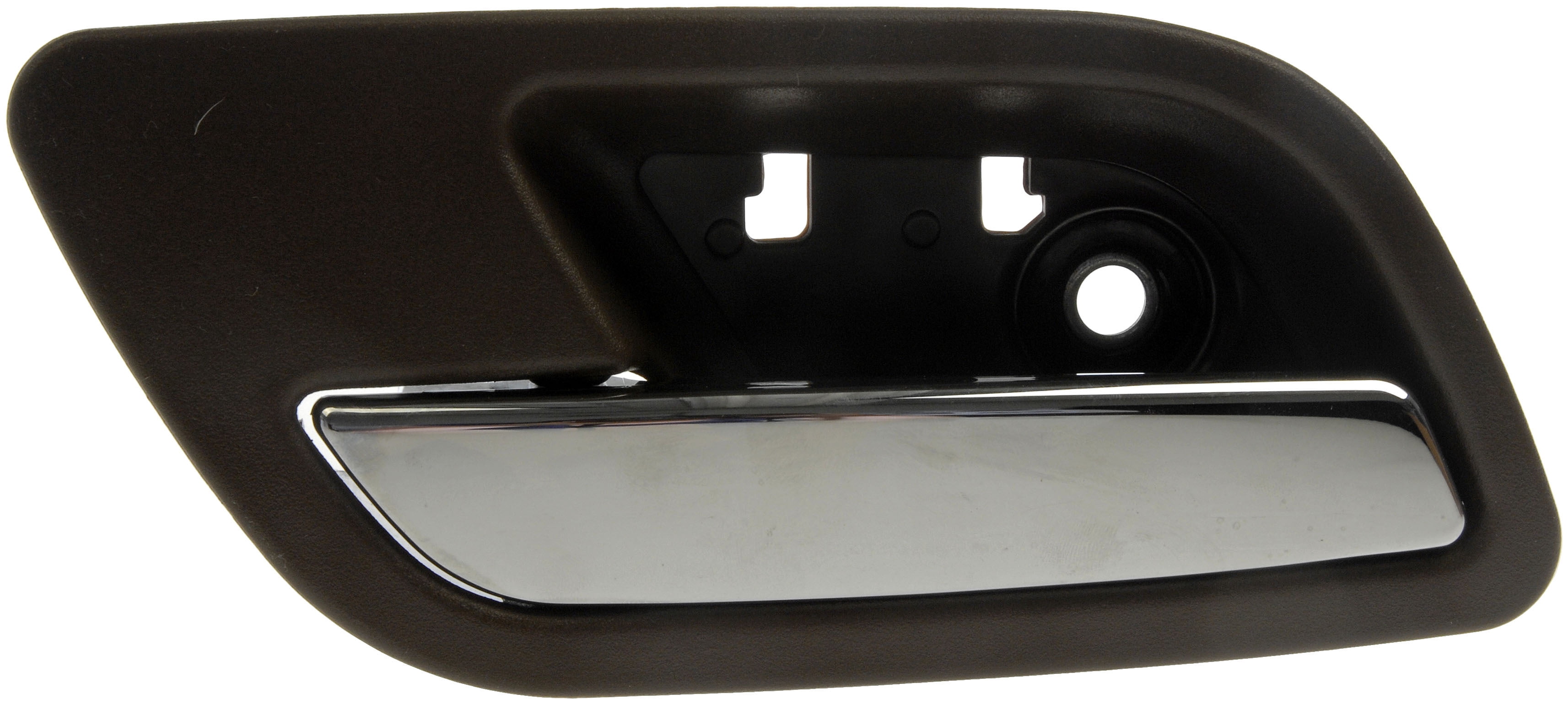 Dorman 81194 Rear Driver Side Interior Door Handle for Specific Cadillac / Chevrolet / GMC Models, Chrome Lever; Brown Housing