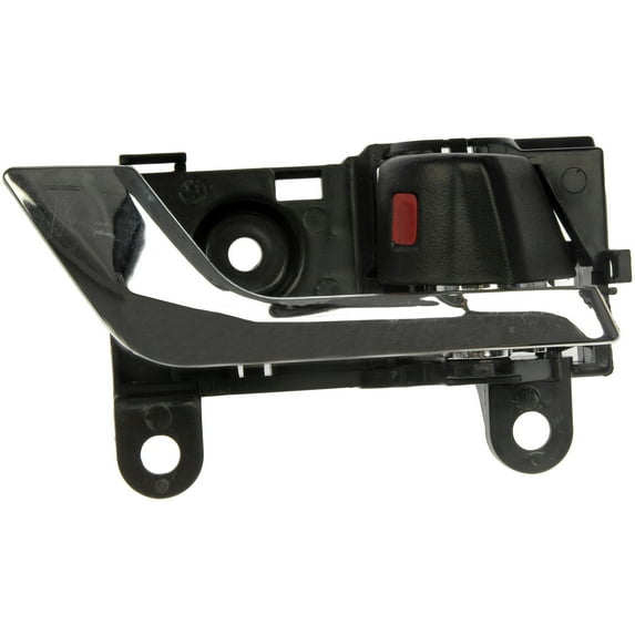 Dorman 81231 Interior Door Handle for Specific Toyota Models, Chrome Lever; Black Knob