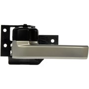 Dorman 81269 Front Driver Side Interior Door Handle for Specific Toyota Models, Smooth Silver Lever; Black Knob