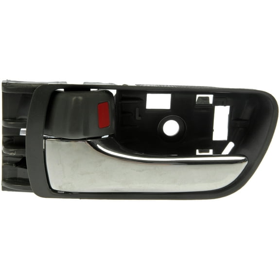 Dorman 81285 Front Driver Side Interior Door Handle for Specific Toyota Models, Chrome Lever; Gray Housing