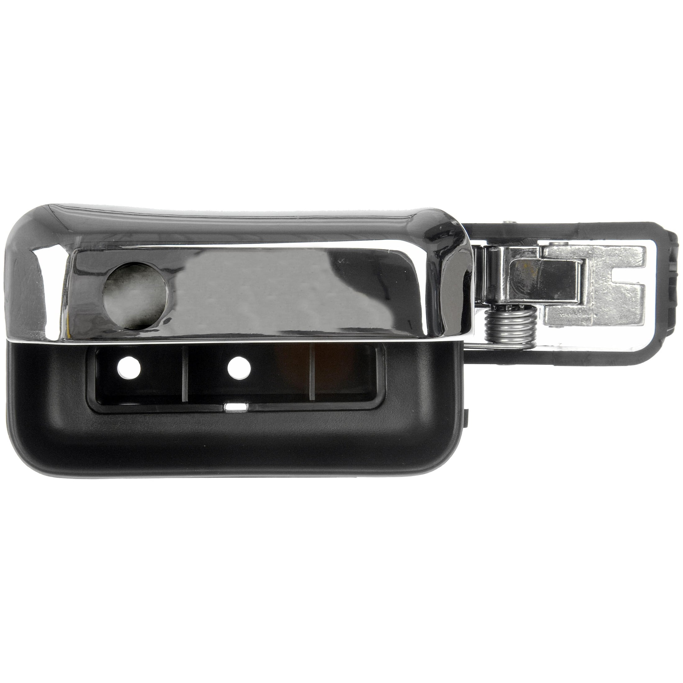 Dorman 81365 Front Driver Side Interior Door Handle for Specific Ford Models, Chrome Lever; Black Housing