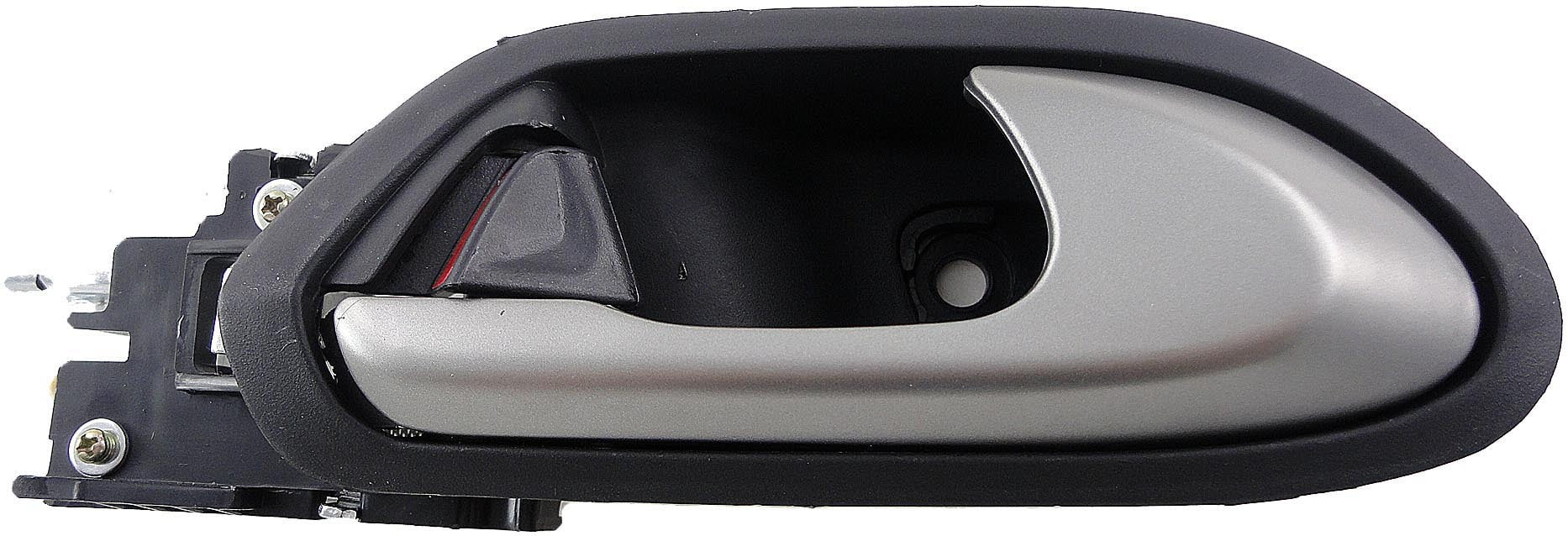 Dorman 81441 Front Passenger Side Interior Door Handle for Specific Honda Models, Smooth Silver Lever; Black Housing