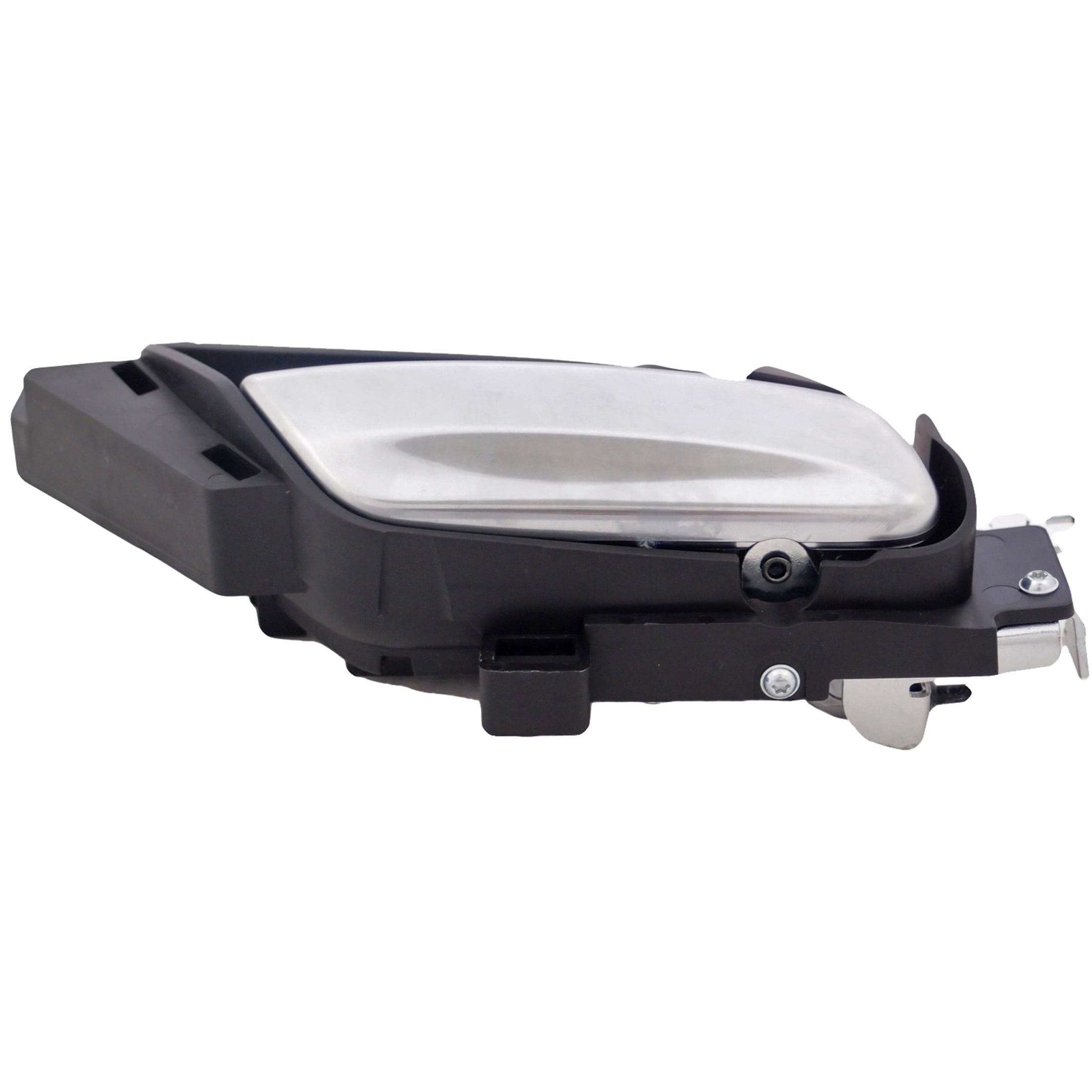Dorman 81502 Interior Door Handle for Specific Acura Models, Satin Chrome Lever; Black Housing
