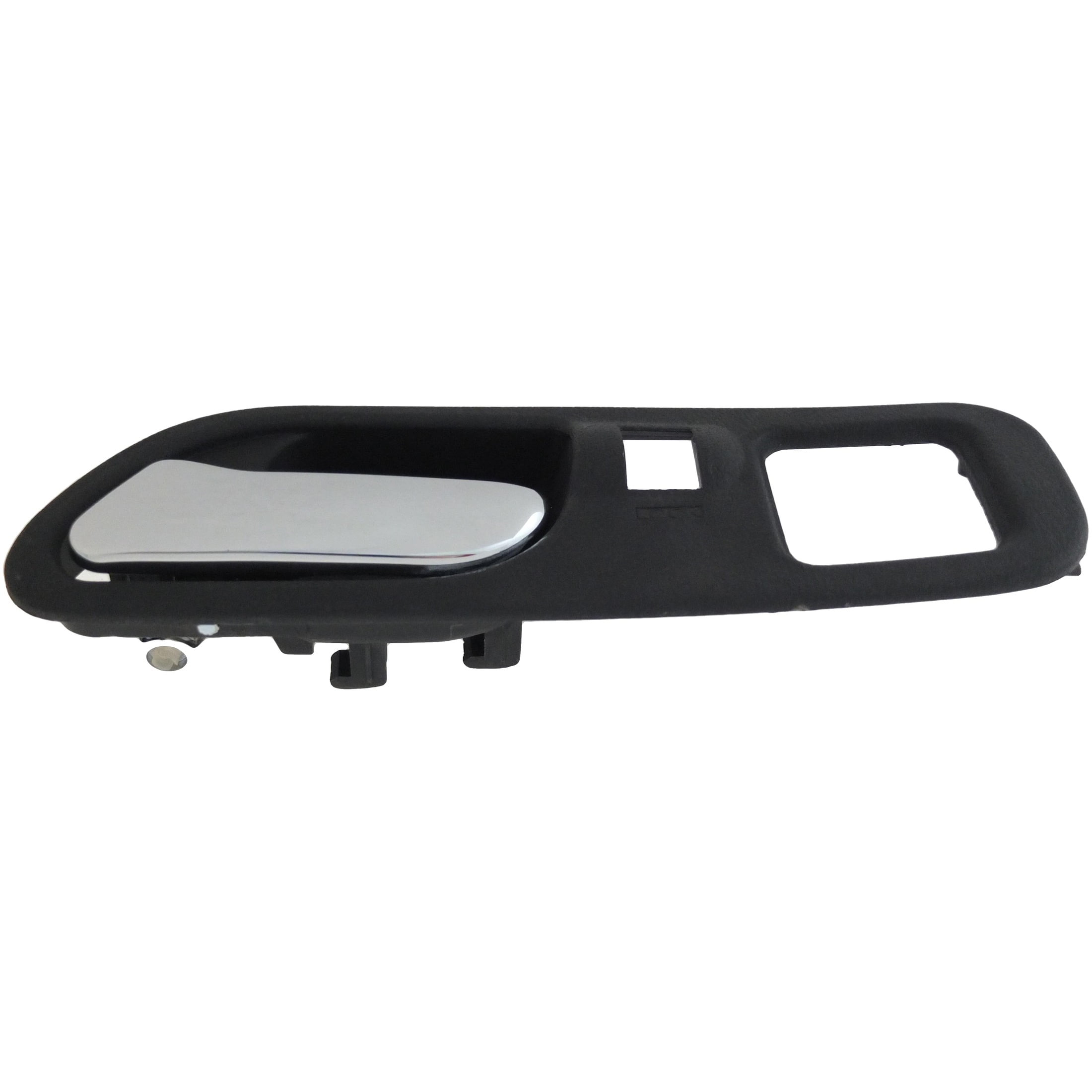 Dorman 81506 Front Driver Side Interior Door Handle for Specific Acura Models, Chrome Lever; Black Housing