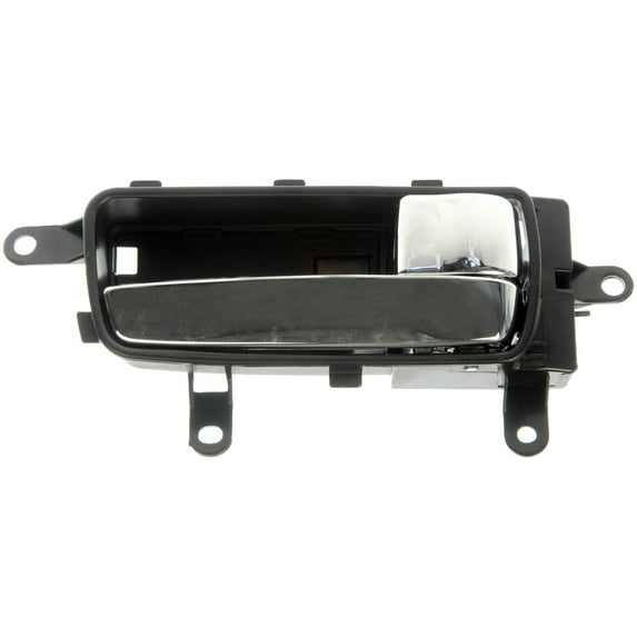 Dorman 81552 Interior Door Handle for Specific Nissan Models, Chrome Lever; Black Housing
