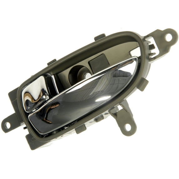 Dorman 81564 Interior Door Handle for Specific Nissan Models, Chrome Lever; Gray Housing