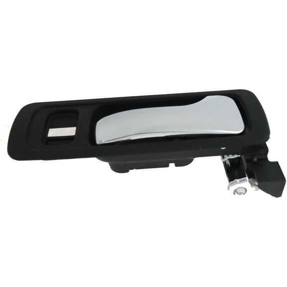 Dorman 81675 Front Passenger Side Interior Door Handle for Specific Acura Models, Chrome Lever; Black Housing