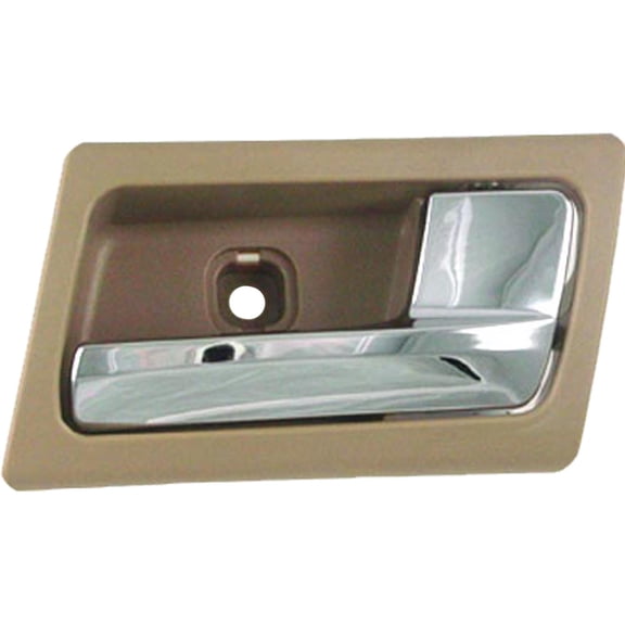 Dorman 81697 Interior Door Handle for Specific Ford / Mercury Models, Chrome Lever; Brown Housing