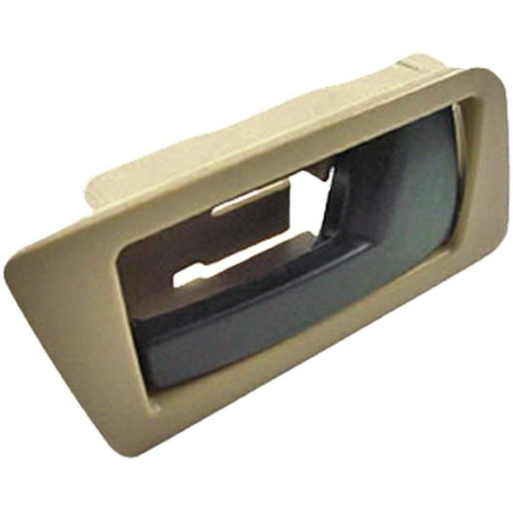 Dorman 81748 Rear Passenger Side Interior Door Handle for Specific Ford / Mazda / Mercury Models, Smooth Black Lever; Beige Housing