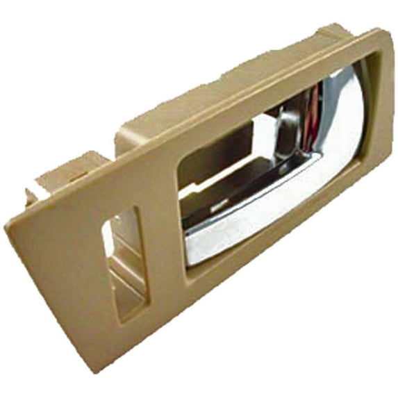 Dorman 81751 Front Passenger Side Interior Door Handle for Specific Ford / Mercury Models, Beige; Chrome Lever