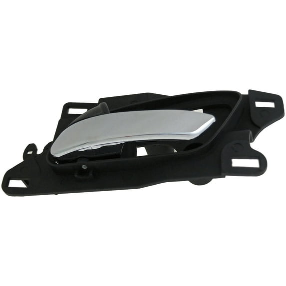 Dorman 81762 Front Driver Side Interior Door Handle for Specific Acura Models, Chrome Lever; Black Housing