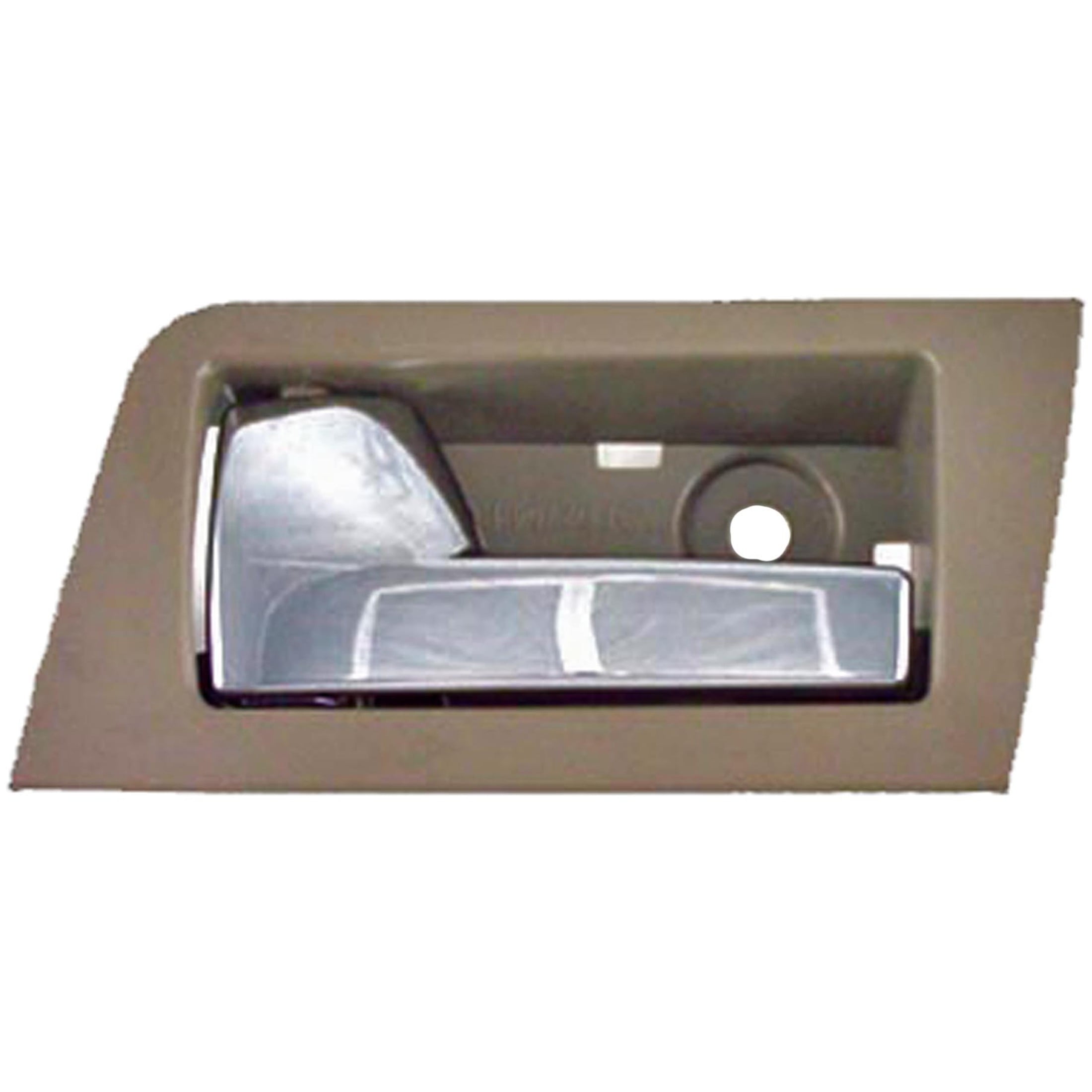 Dorman 81764 Rear Driver Side Interior Door Handle for Specific Ford / Mercury Models, Chrome Lever; Gray Housing