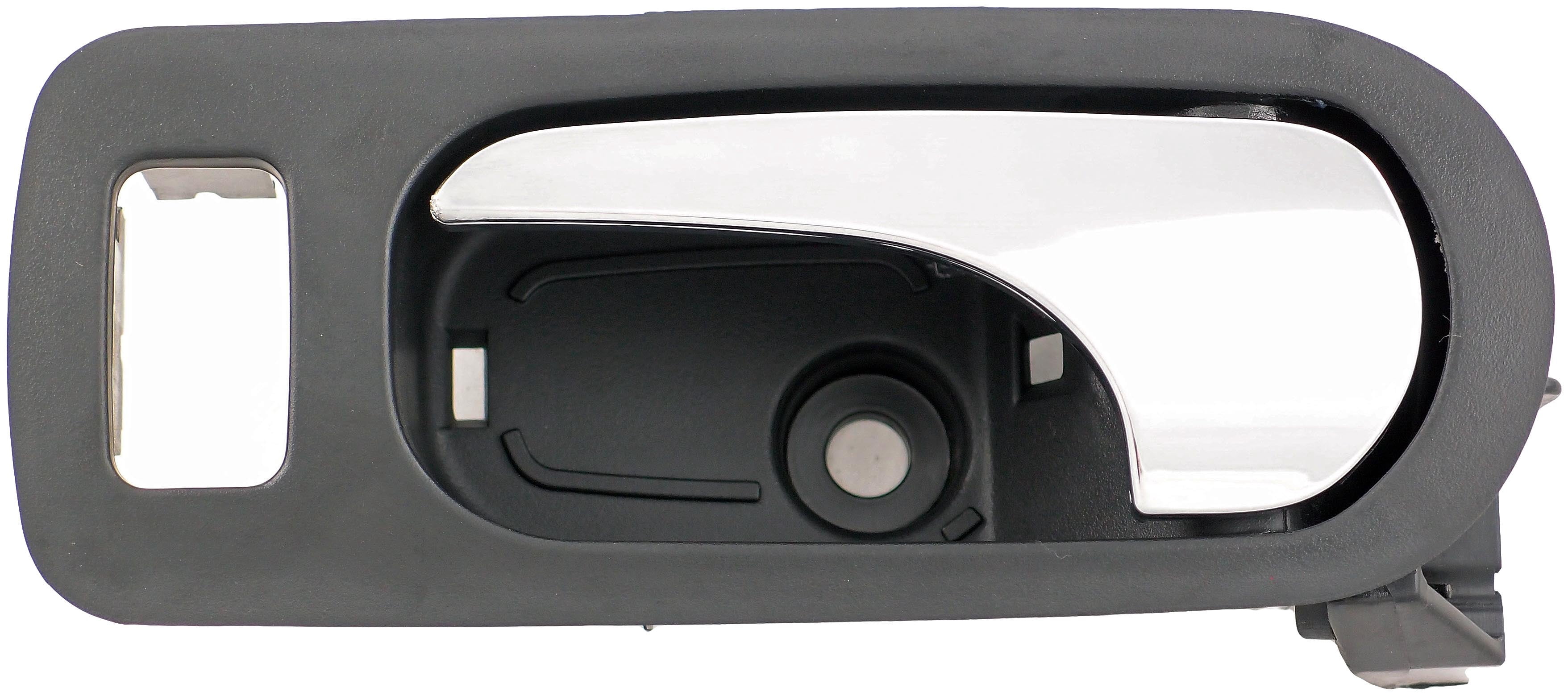 Dorman 81820 Front Driver Side Interior Door Handle for Specific Buick Models, Chrome Lever; Black Housing