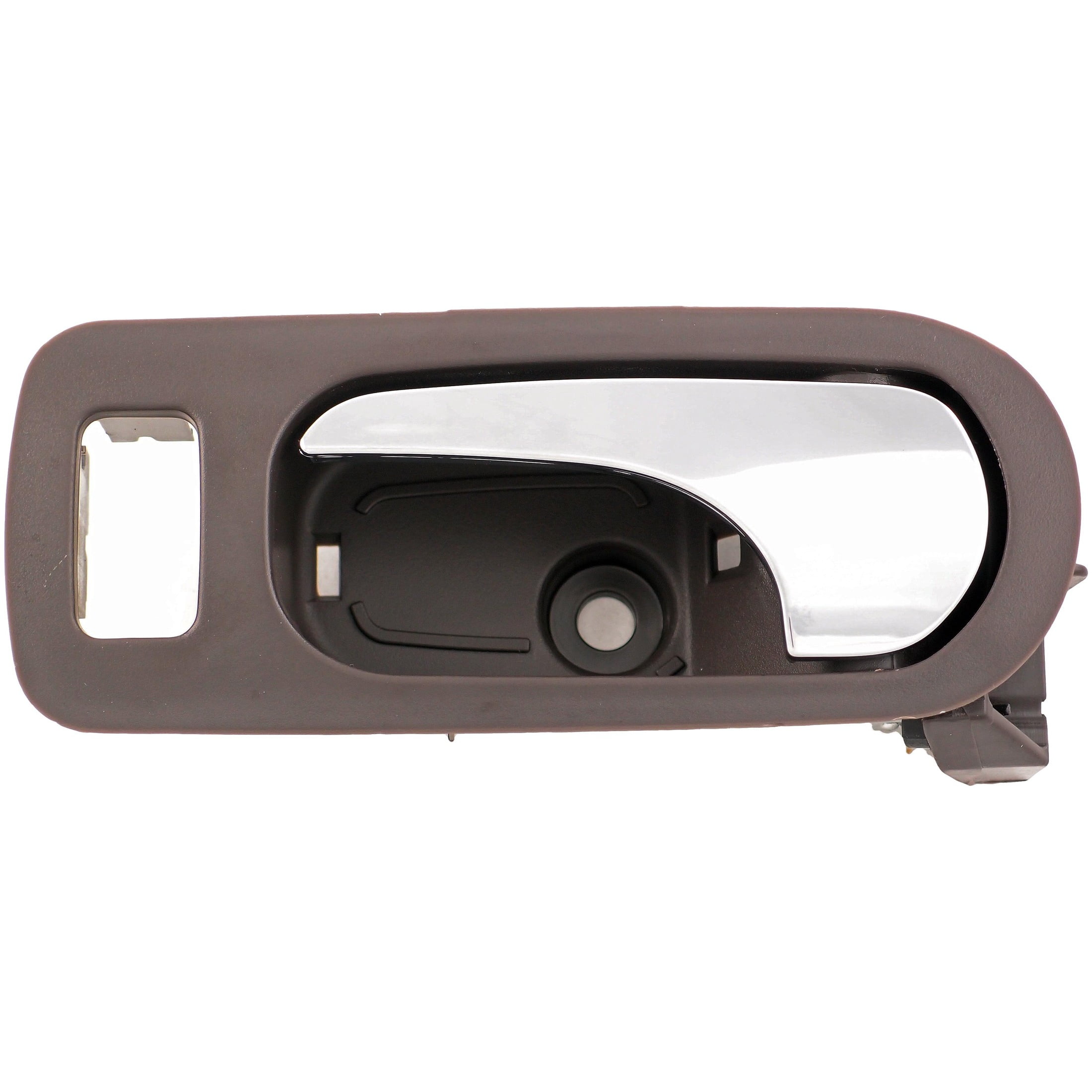 Dorman 81822 Front Driver Side Interior Door Handle for Specific Buick Models, Chrome Lever; Brown Housing