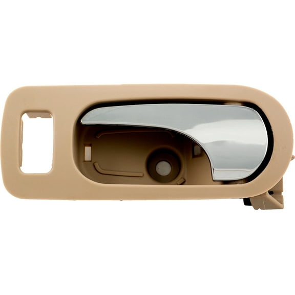 Dorman 81824 Front Driver Side Interior Door Handle for Specific Buick Models, Chrome Lever; Beige Housing