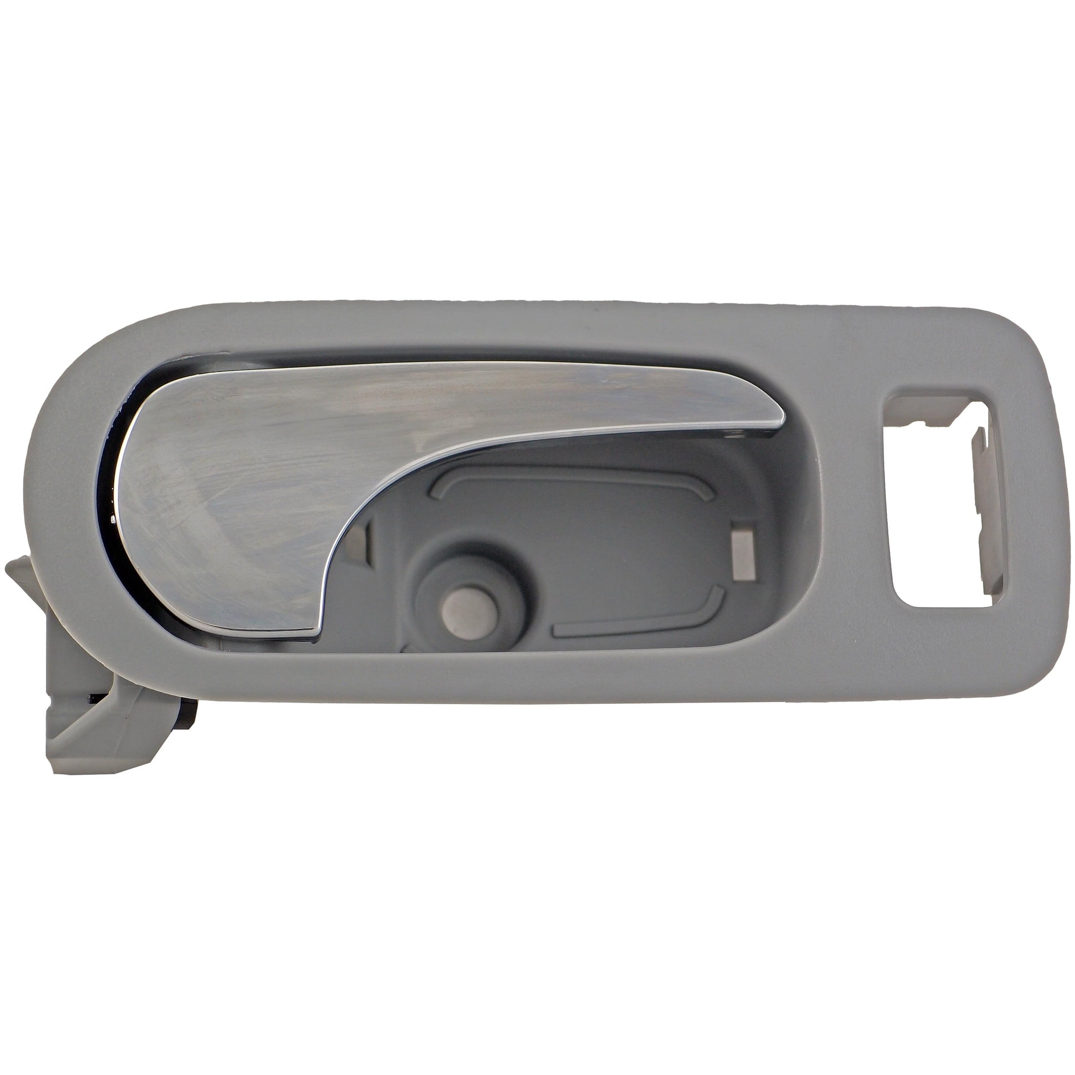 Dorman 81827 Front Passenger Side Interior Door Handle for Specific Buick Models, Chrome Lever; Gray Housing
