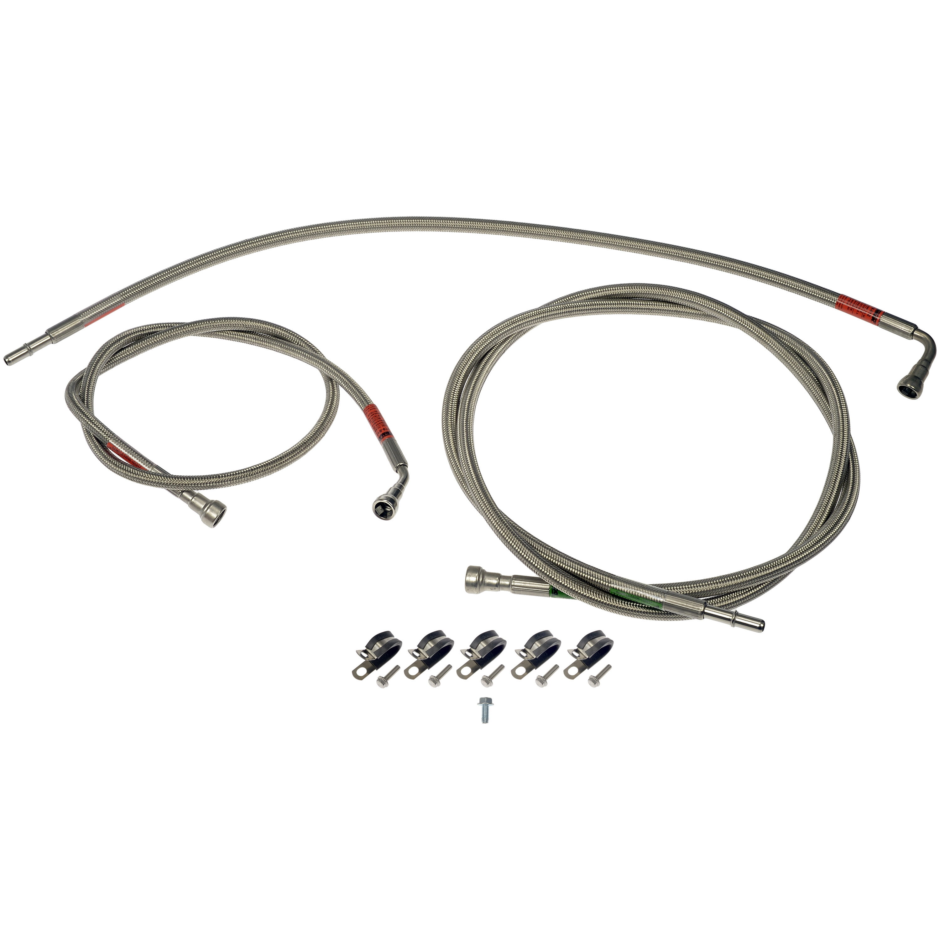 Dorman 819812 Front Flexible Stainless Steel Braided Fuel Line for