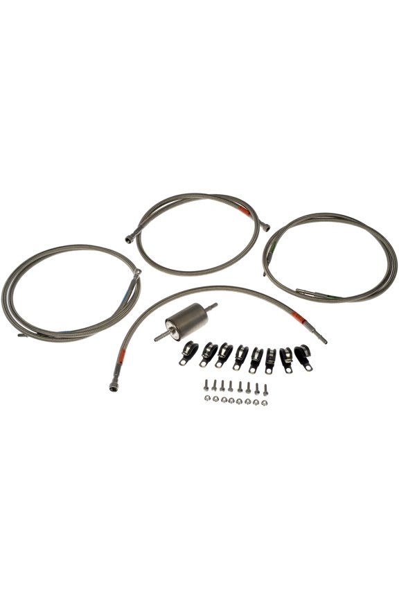 819-817 Front Fuel Line for Specific Chevrolet / GMC Models, Silver