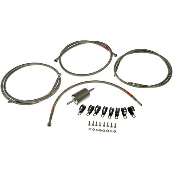 Dorman 819-817 Front Fuel Line for Specific Chevrolet / GMC Models, Silver