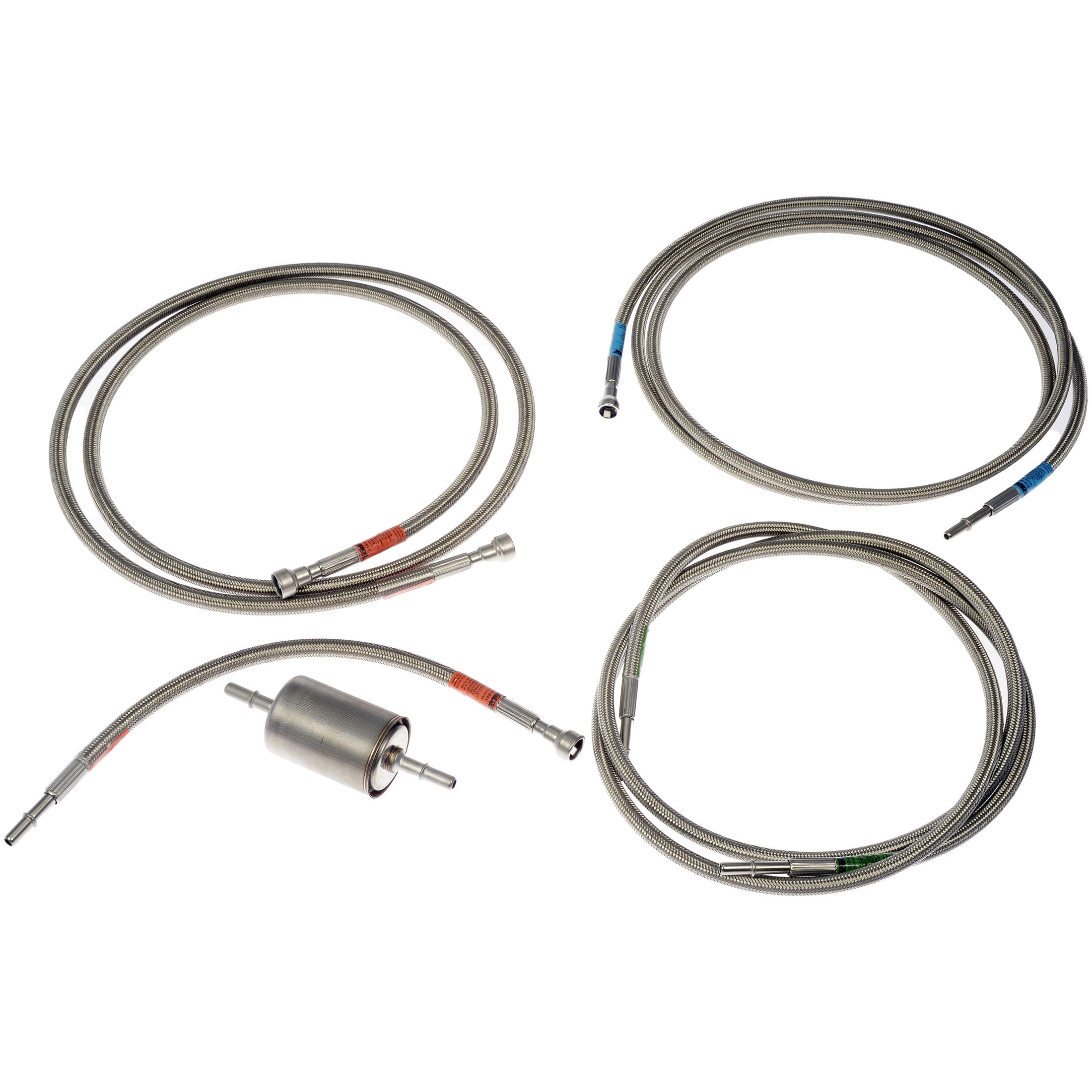 Dorman 819-841 Rear Fuel Line for Specific Chevrolet / GMC Models, Silver