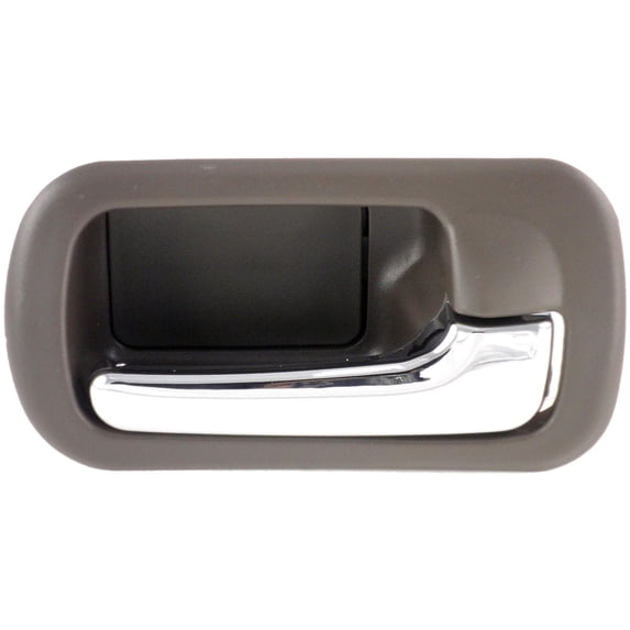 Dorman 82194 Rear Passenger Side Interior Door Handle for Specific Honda Models, Chrome Lever; Brown Housing