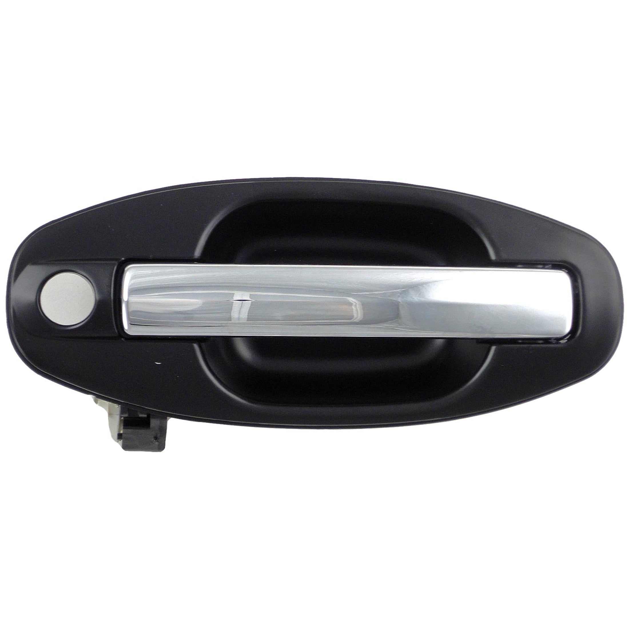 Dorman 82258 Front Driver Side Exterior Door Handle for Specific Hyundai Models, Chrome Lever and Black Housing