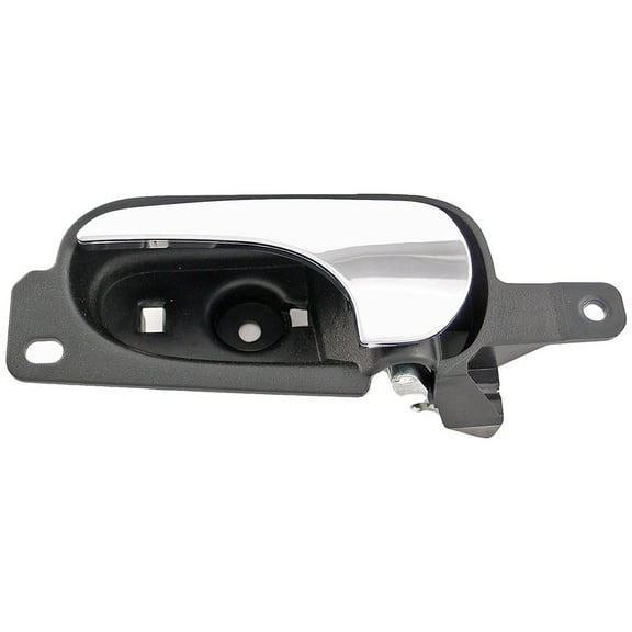 Dorman 82555 Interior Door Handle for Specific Buick Models, Chrome Lever; Black Housing