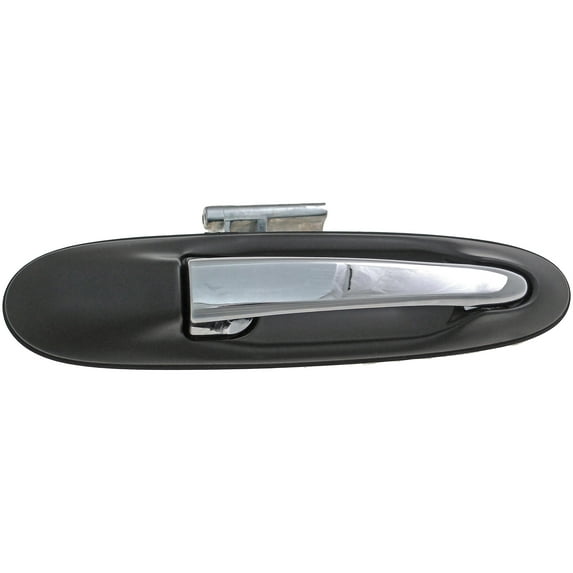 Dorman 83315 Rear Passenger Side Exterior Door Handle for Specific Lincoln Models, Chrome Lever and Black Housing