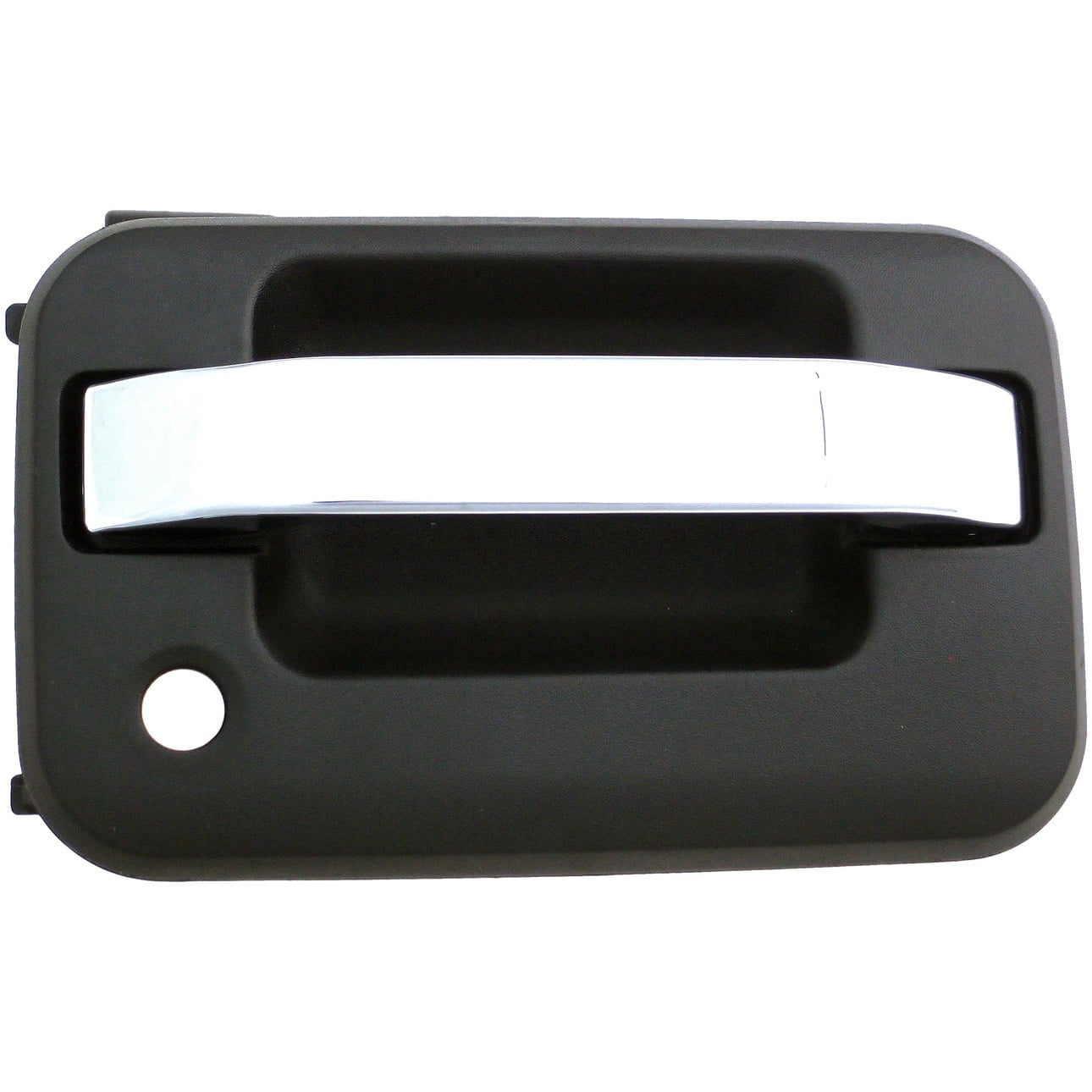 Dorman 83319 Front Passenger Side Exterior Door Handle for Specific Ford Models, Chrome Lever and Black Housing
