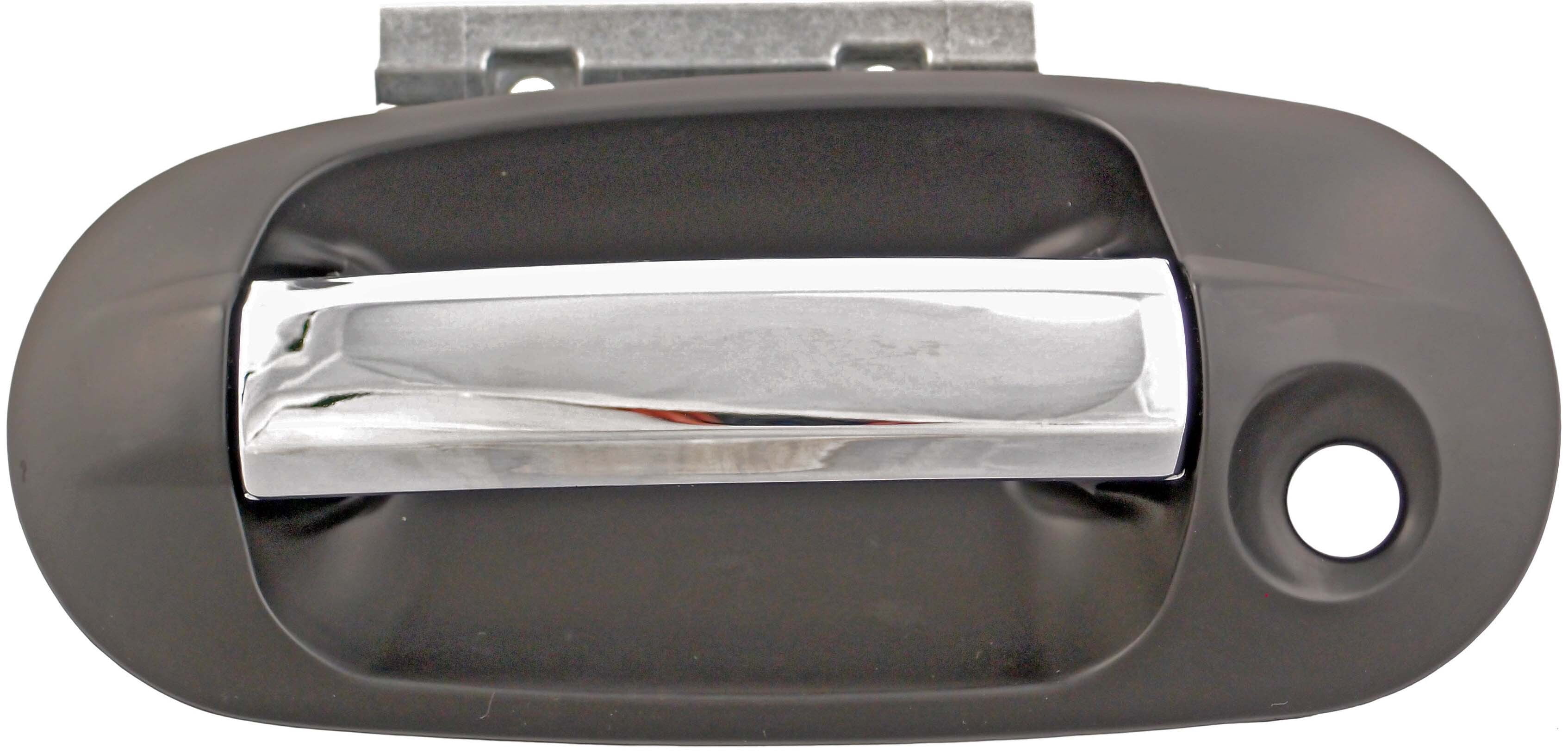 Dorman 83329 Front Driver Side Exterior Door Handle for Specific Ford / Lincoln Models, Chrome Lever and Black Housing