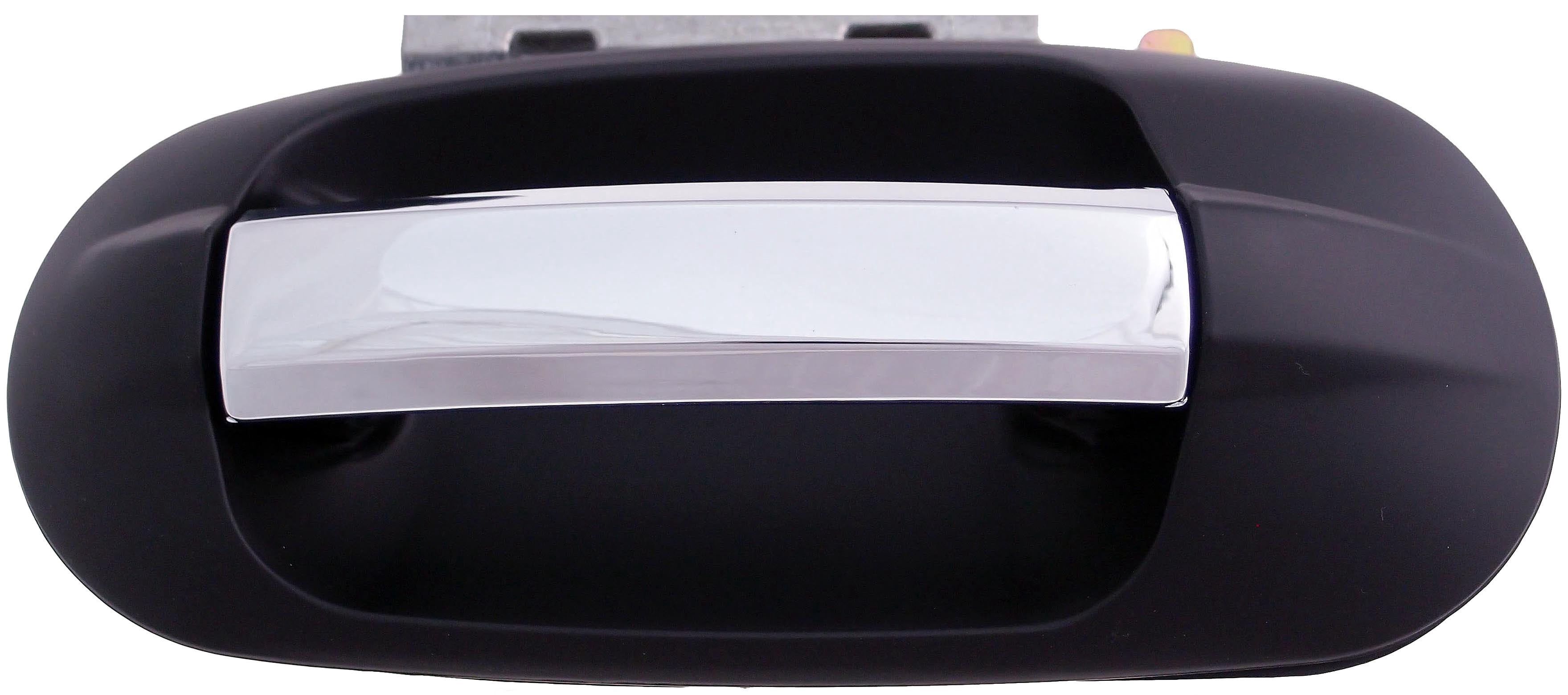 Dorman 83331 Rear Driver Side Exterior Door Handle for Specific Ford / Lincoln Models, Chrome Lever and Black Housing