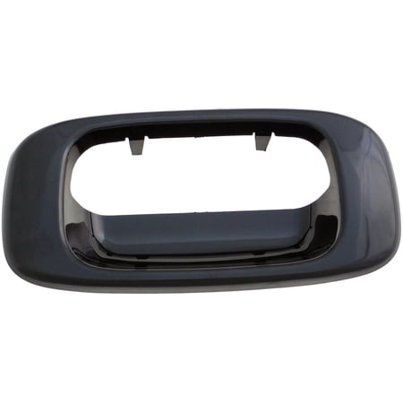Dorman 83365 Tailgate Handle Bezel for Specific Chevrolet / GMC Models, Smooth Black
