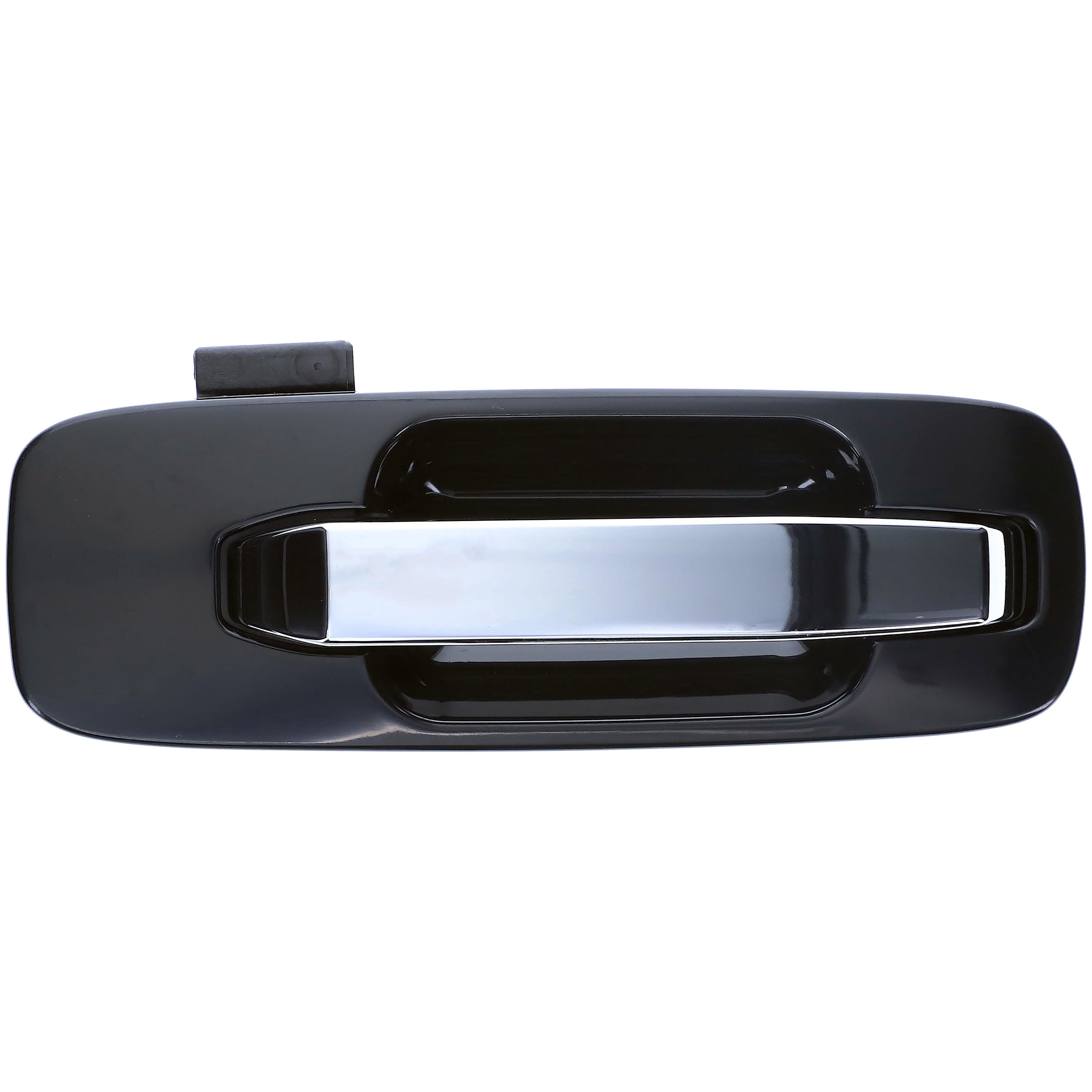 Dorman 834MX Rear Passenger Side Exterior Door Handle for Specific Nissan Models, Chrome Lever and Black Housing